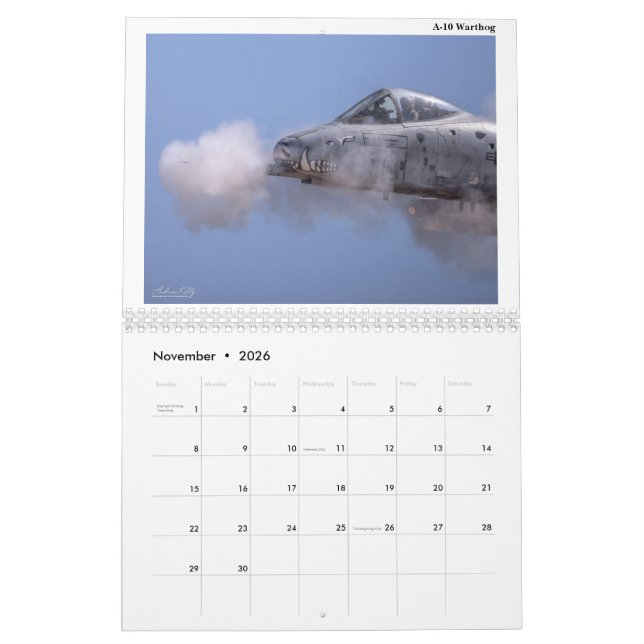 Kalender der Fotografie für die militärische Luftf (Nov 2026)