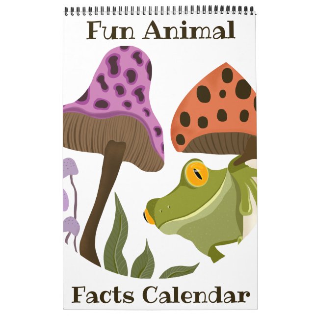 Kalender der Fun Animal-Fakten 2025 (Titelbild)