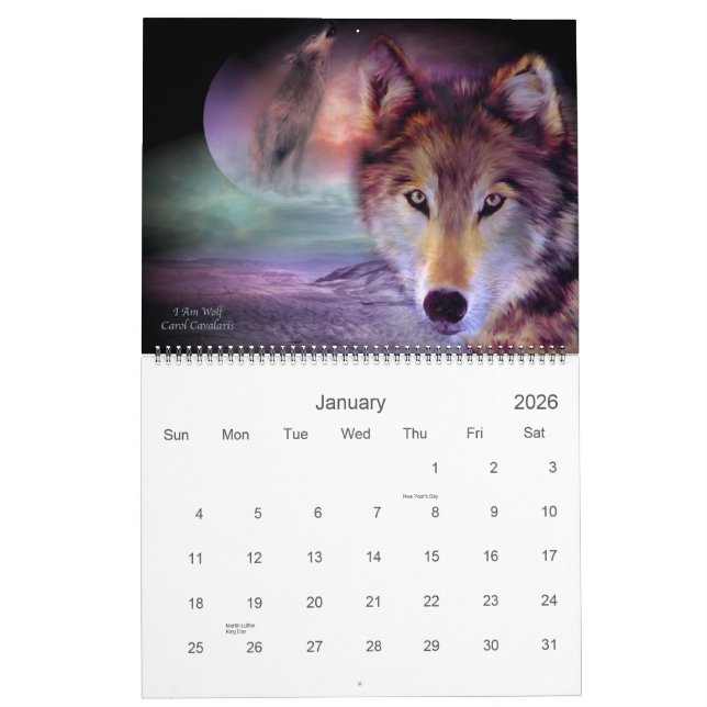 Kalender der Geist-Wolf-2011 (Jan 2026)