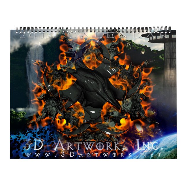 Kalender der Grafik-2011 3D (Titelbild)