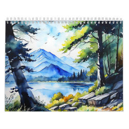 Kalender der grünen Natur-Malerei