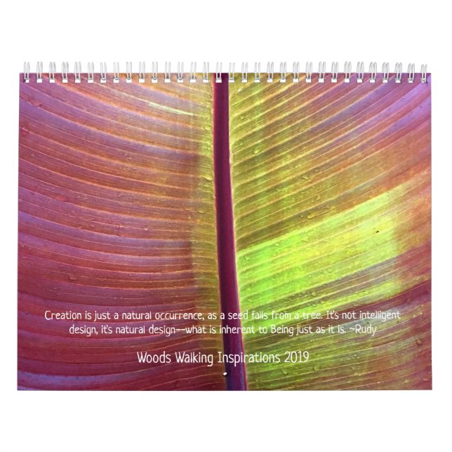 Kalender der Holz-gehender Inspirations-2019 (Titelbild)