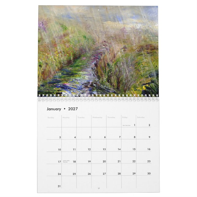 Kalender der Landschaft 2013 der ursprünglichen (Jan 2027)