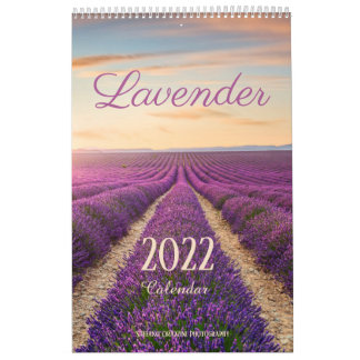 Kalender der Lavendel-Blume 2022