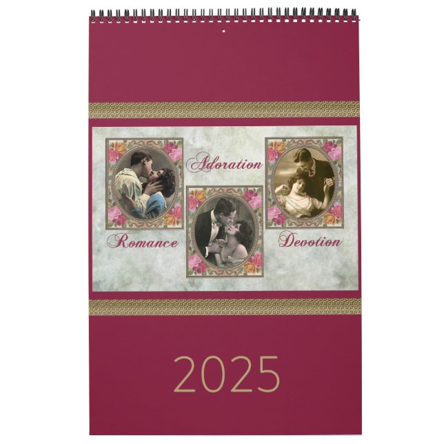 Kalender der Romantik, Bewunderung und Hingabe (Titelbild)