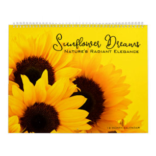 Kalender der Träume von Sonnenblumen
