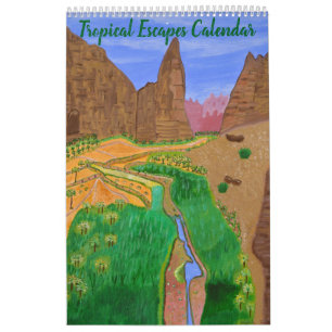 Kalender der tropischen Escapes
