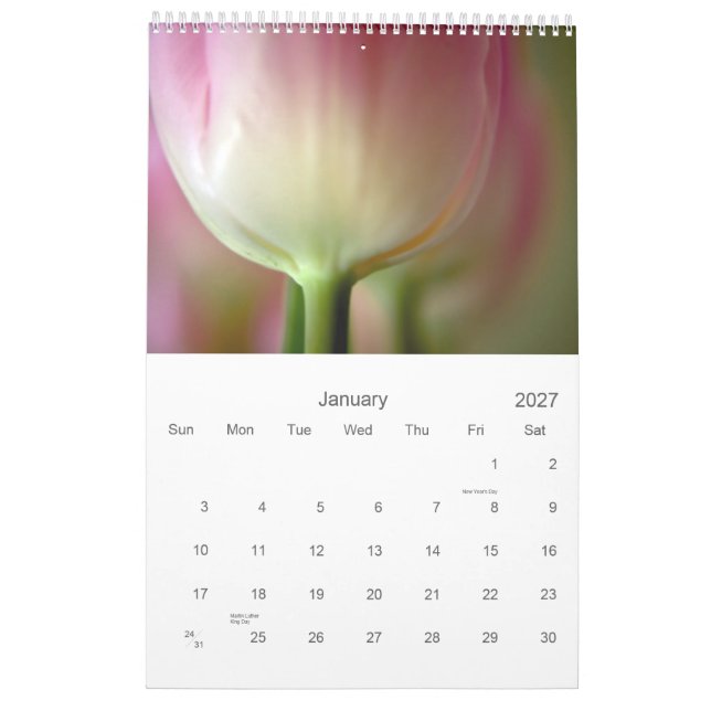 Kalender der Tulpe-2011 (Jan 2027)