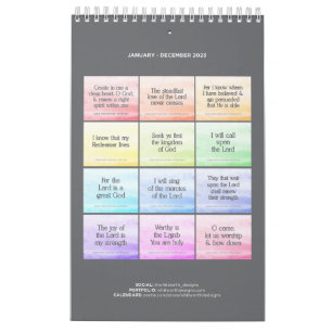Kalender der Verse 2023