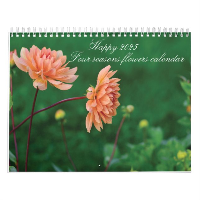 Kalender der vier Jahreszeiten 2025 Blume (Titelbild)