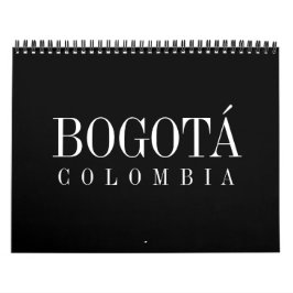 Kalender der Wand, des Bogotás, des Kolumbiens,