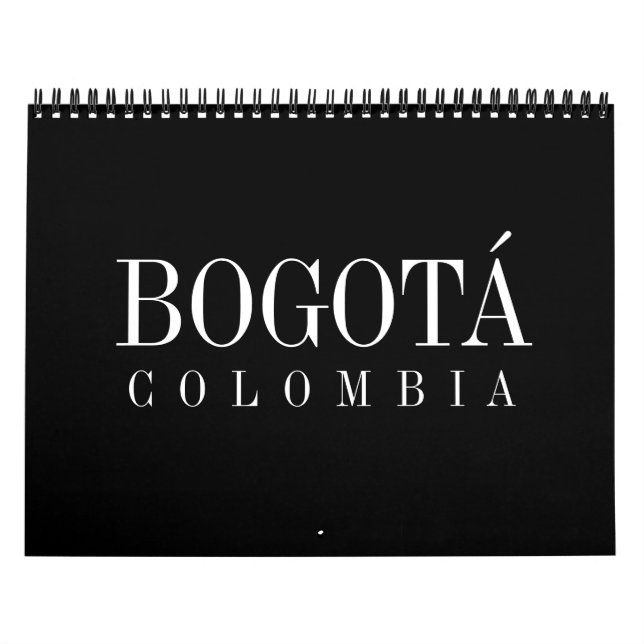 Kalender der Wand, des Bogotás, des Kolumbiens, (Titelbild)