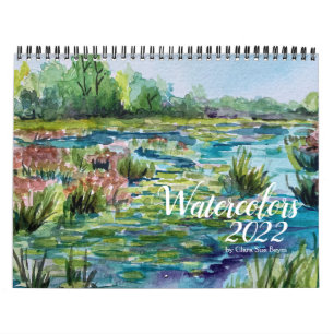 Kalender der Wasserfarben von Clara Sue Beym