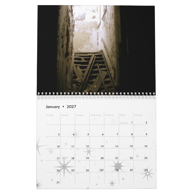 Kalender des Aufgeben-2009 (Jan 2027)