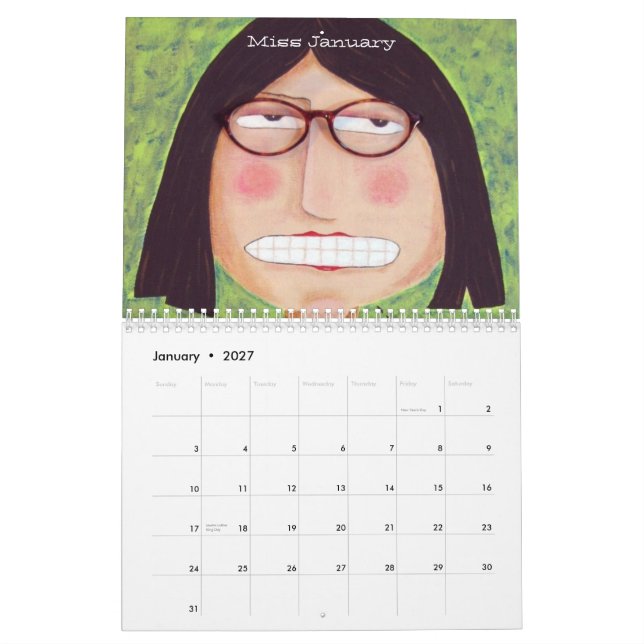 Kalender des Biddy-Gehirn-2012 (Jan 2027)