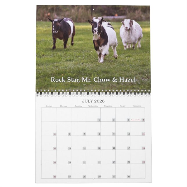 Kalender des neuer Mond-Bauernhof-2017 (Jul 2026)