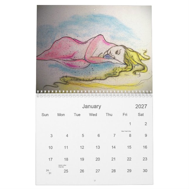Kalender "des surrealistischen unbedarften (Jan 2027)