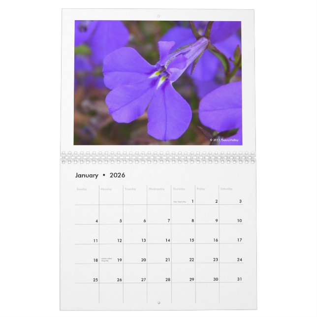 Kalender: Empfindliche Natur Kalender (Jan 2026)