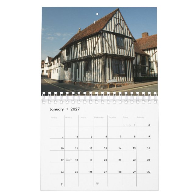 Kalender Englands 2015 (Jan 2027)