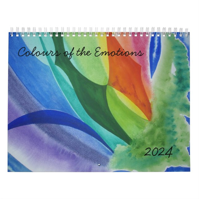 Kalender - Farben der Gefühle, 2024 (Titelbild)