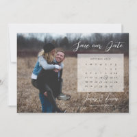 Kalender Foto Save the Date Einladung