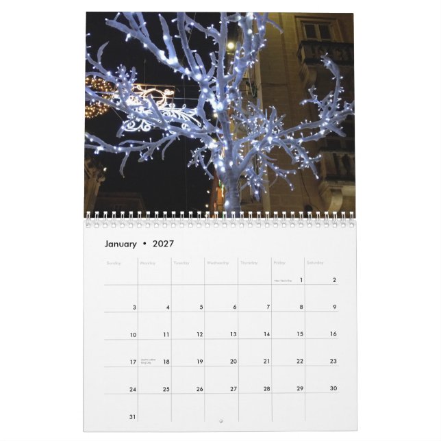 Kalender für 2015 (Jan 2027)