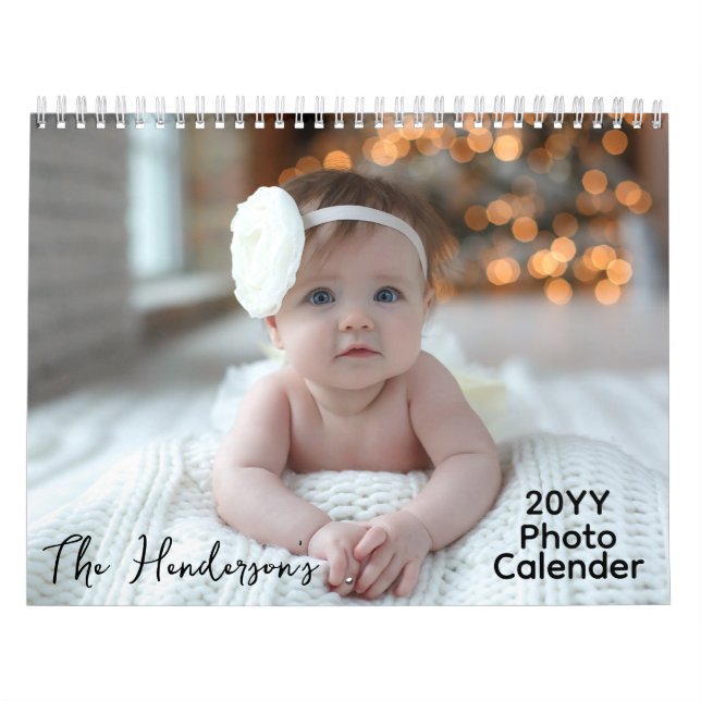 Kalender für benutzerdefinierte Fotos | Bearbeitba (Titelbild)
