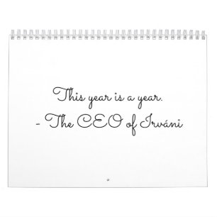 Kalender für das Jahr.