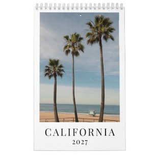 Kalender für Kalifornien 2027 Fotografie-Geschenk