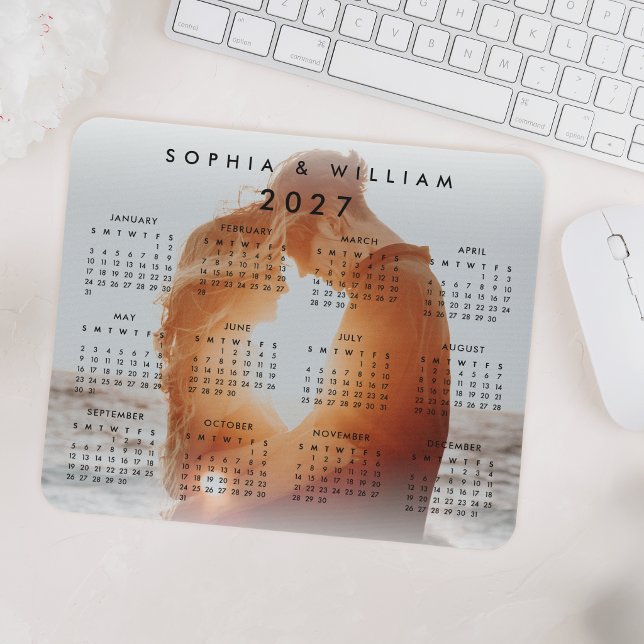 Kalender für Personalisierte benutzerdefinierte Fo Mousepad (Von Creator hochgeladen)