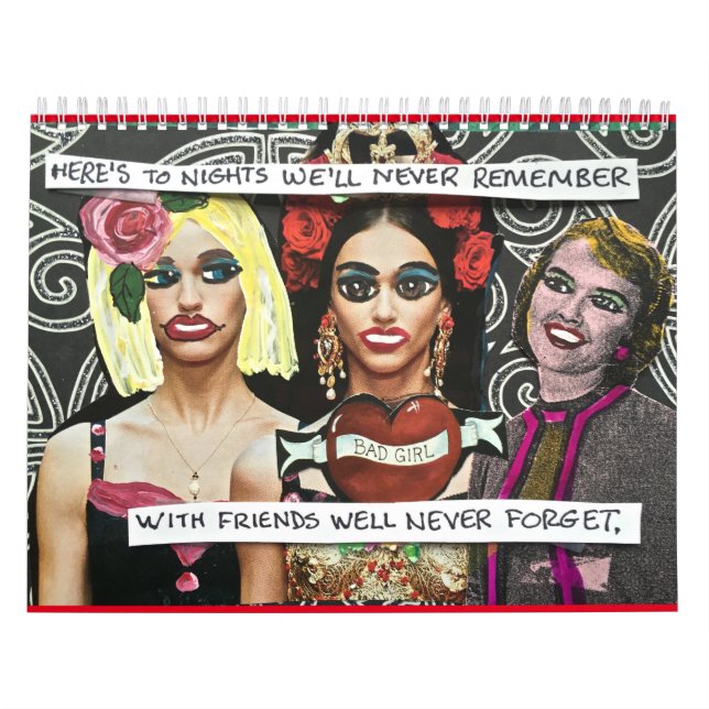 Kalender GEFÜLLT MIT SCHLECHTER MÄDCHEN-KUNST (Titelbild)
