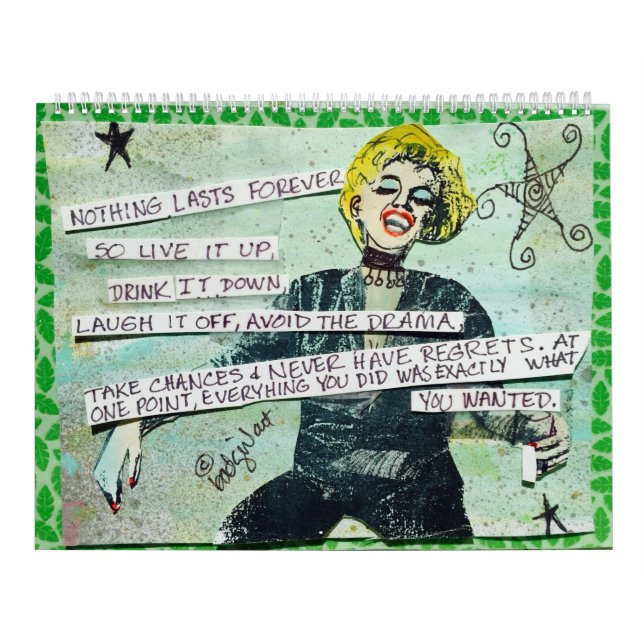 KALENDER GEFÜLLT MIT SCHLECHTER MÄDCHEN-KUNST (Titelbild)