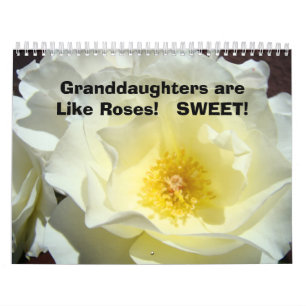Kalender Geschenke Enkelinnen sind wie Rose Süß