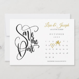 Kalender Gold Cupid Liebe Herz Termin vormerken Einladung