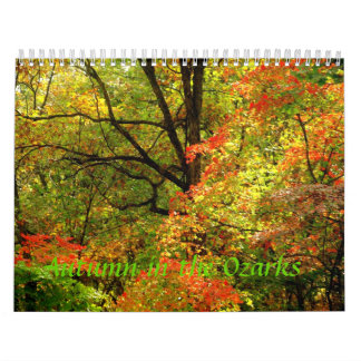 Kalender-Herbst im Ozarks Kalender