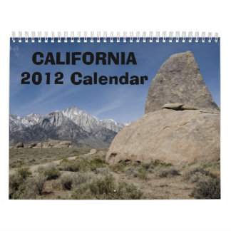 Kalender Kaliforniens 2012