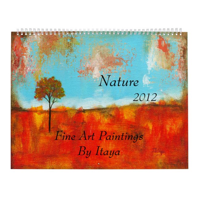 Kalender-Kunst-Malereien der Natur-2012 enorme Kalender (Titelbild)