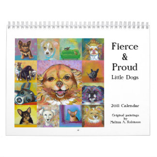 Kalender-Kunstmalereien des Hundes 2011 der Kalender