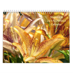 KALENDER LILIEN Kalender LILIE Blumen Sommer