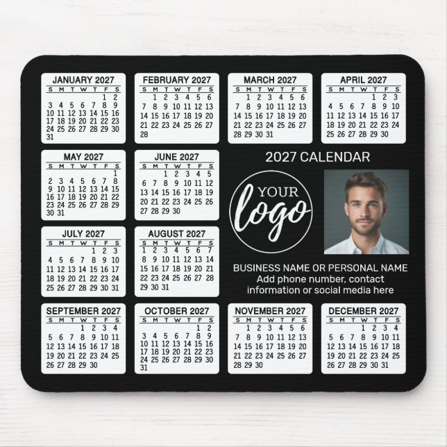 Kalender - Logo, Foto Mousepad (Vorne)
