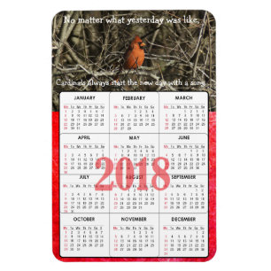 Kalender-Magnet des Kardinals-Zitat-2018 Magnet