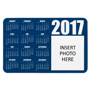 Kalender-Magnet für 2017 für das benutzerdefiniert Magnet