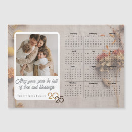 Kalender-Magnet für neutrale Urlaubskarten mit ben Magnetkarte