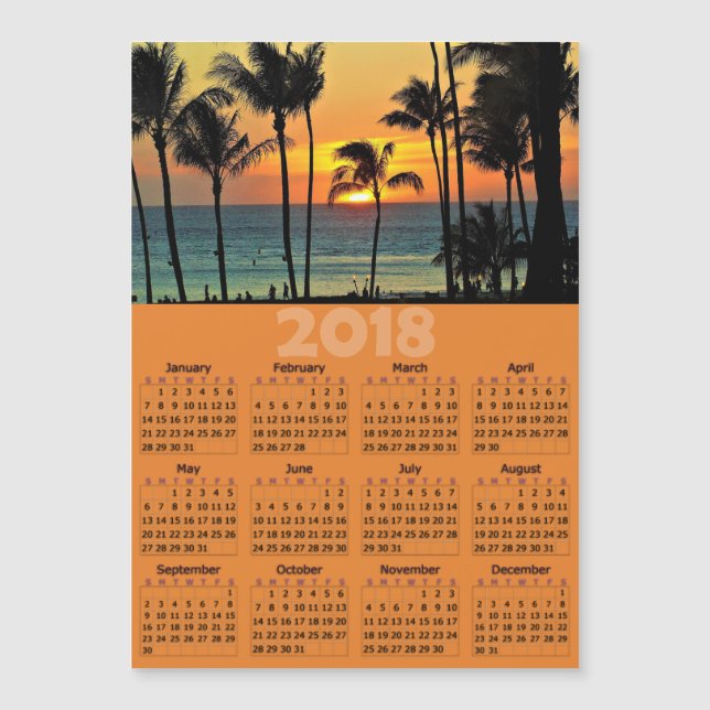 Kalender-magnetische Foto-Karte der Magnetkarte (Vorderseite)