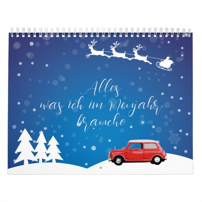 Kalender Mini Cooper Alles was brauche im Neujahr (Titelbild)