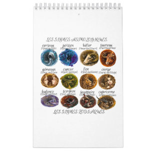 Kalender mit astrologischen