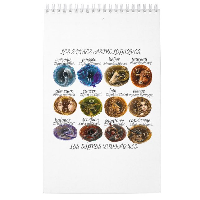 Kalender mit astrologischen (Titelbild)
