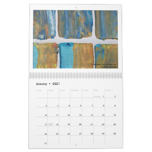 Kalender mit brillanter Kunst und Tipps für Kreat