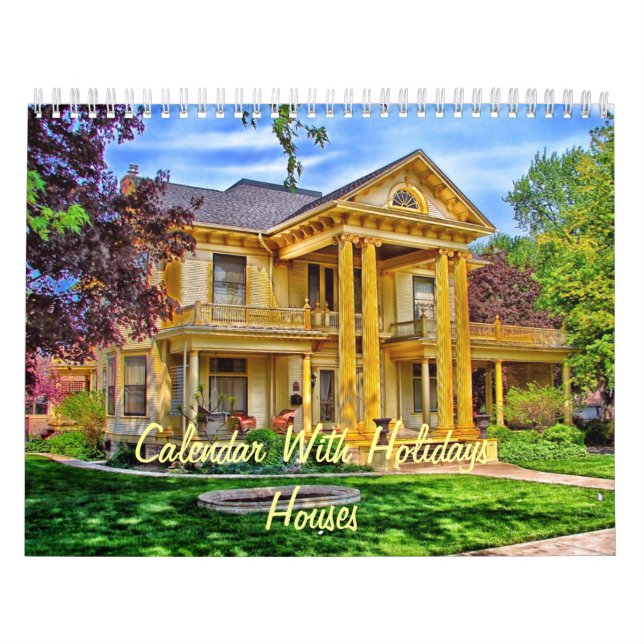 Kalender mit Ferien - Ferienhäuser (Titelbild)