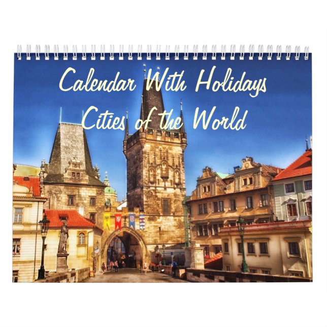 Kalender mit Ferien - Städte der Welt (Titelbild)